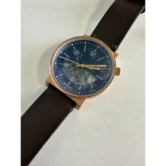 Fossil ME3169 Barstow Automatic Brown Leather Watch - Picture 6 of 7